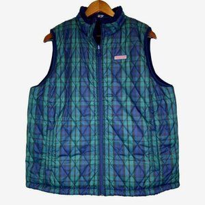 Vineyard Vines Blackwatch Reversible Plaid Vest L